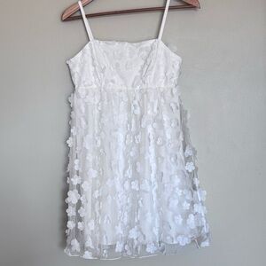 Allison + Kelly Floral White Mini Dress Size XS-Small New Party Graduation *K40